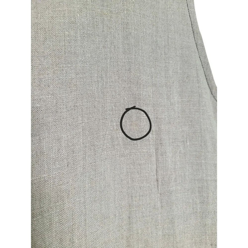Laura Hunter Ellipse Linen Dress in Oatmeal Size XL - Picture 7 of 7